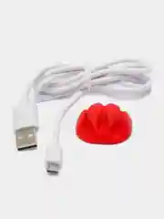 Розовый сетевое зарядное устройство More Choice NC46m, 2 USB, 2.4A, кабель Micro USB, 1 м