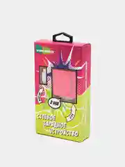 Розовый сетевое зарядное устройство More Choice NC46m, 2 USB, 2.4A, кабель Micro USB, 1 м