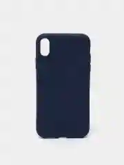 Темно-синий чехол iPhone 7/8 SE(2020), 7+/8+, XR, 11, 12 mini, 12/12 pro, 12 pro max, силиконовый
