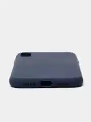 Темно-синий чехол iPhone 7/8 SE(2020), 7+/8+, XR, 11, 12 mini, 12/12 pro, 12 pro max, силиконовый