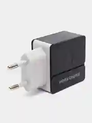 Тёмно-серый сзу More Choice NC46a, 2USB, 2.4A + кабель Type-C, 1 м