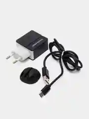 Тёмно-серый сзу More Choice NC46a, 2USB, 2.4A + кабель Type-C, 1 м