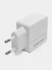 Белый сетевое зарядное устройство More Choice NC46m, 2 USB, 2.4A, кабель Micro USB, 1 м