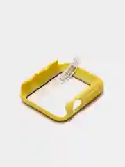 Горчичный бампер с защитным стеклом для Apple Watch 38/40/41/42/44/45/49