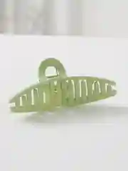 Белый краб заколка для волос
