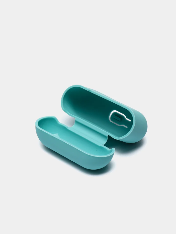 Бирюзовый силиконовый чехол для наушников AirPods Pro