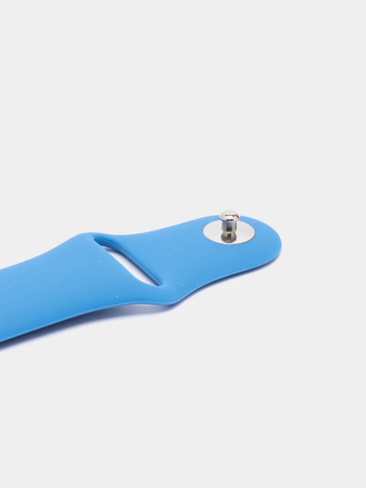 Лазурный силиконовый ремешок для смарт часов Apple Watch, силиконовый браслет