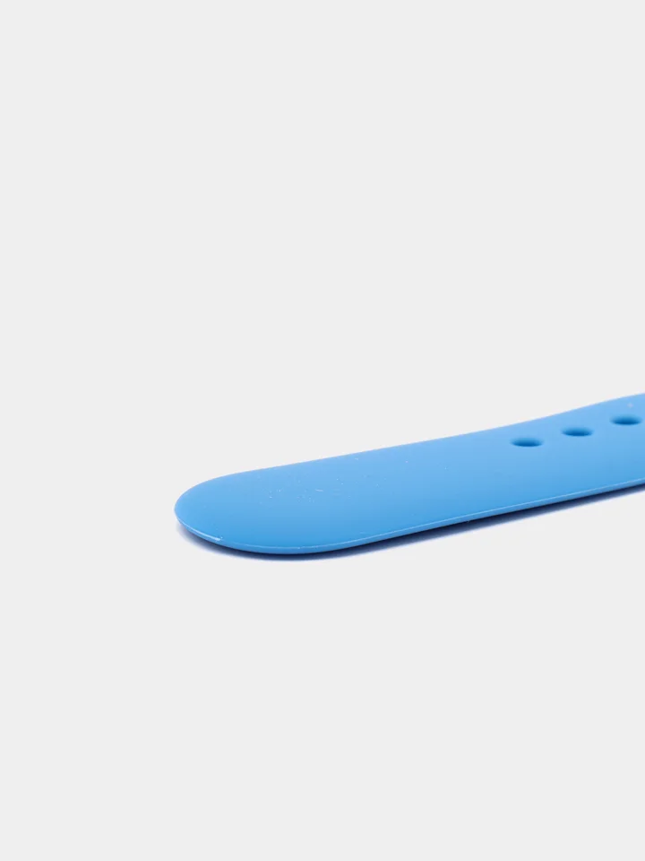 Лазурный силиконовый ремешок для смарт часов Apple Watch, силиконовый браслет