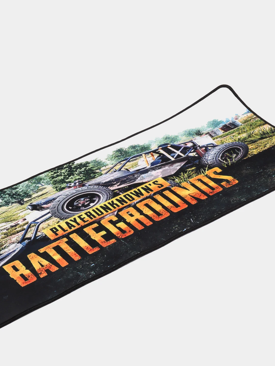 Белый коврик для мыши с принтами из игр, 30x80см