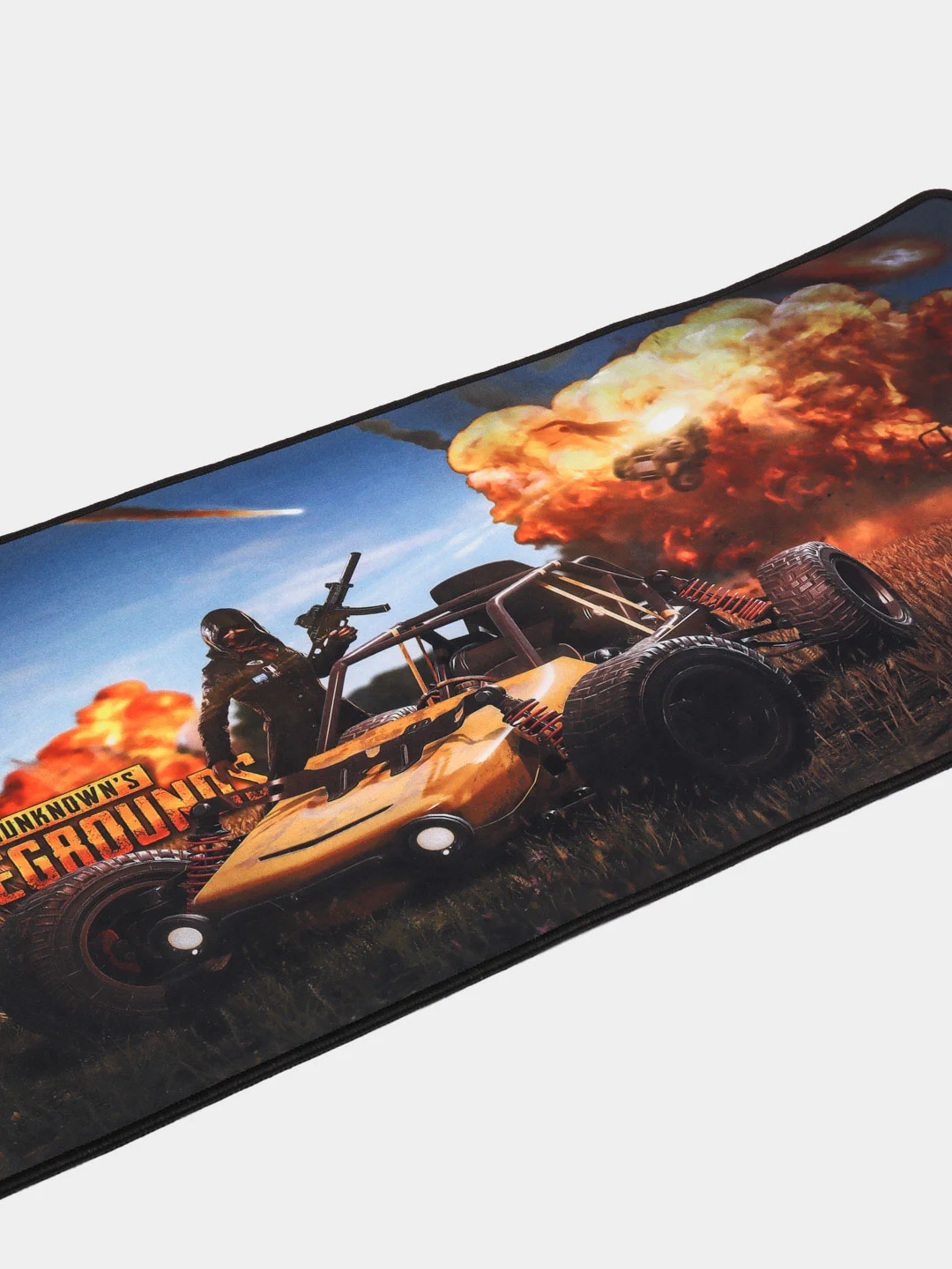 Коричневый коврик для мыши с принтами из игр, 30x80см