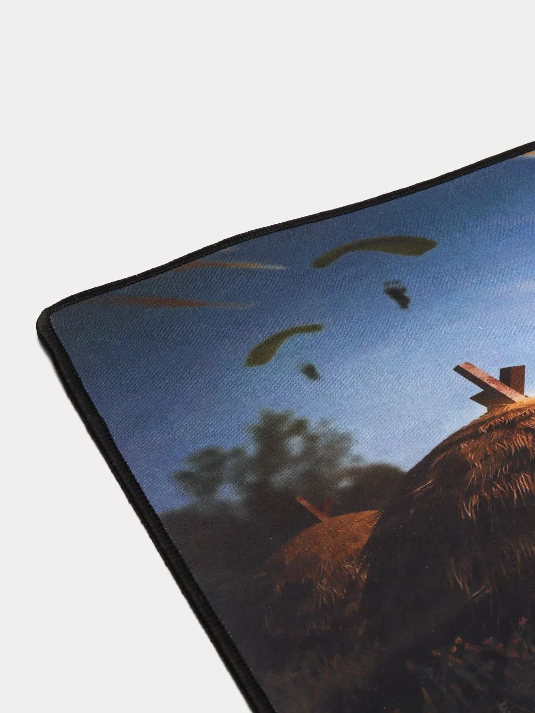 Коричневый коврик для мыши с принтами из игр, 30x80см