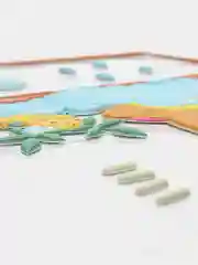 Голубой детская наклейка 3D на переключатель света