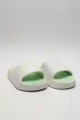 Салатовый шлепанцы женские