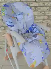 Серый металлик чехол на стульчик для кормления
