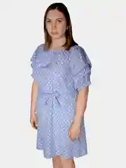 Платье женское в горошек летнее, большие размеры