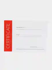 Красный универсальные подарочные сертификаты, набор 10шт