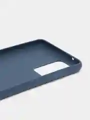 Темно-синий чехол для Samsung A72 цветной матовый