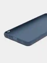 Темно-синий чехол для Samsung A72 цветной матовый