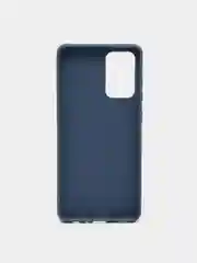 Темно-синий чехол для Samsung A72 цветной матовый