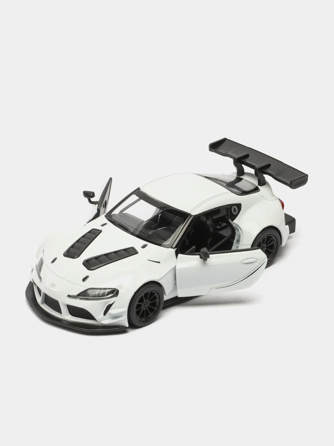Белый металлическая машина Toyota GR Supra Racing Concept KT5421D
