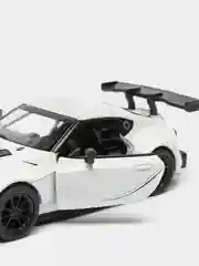 Белый металлическая машина Toyota GR Supra Racing Concept KT5421D