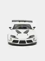 Белый металлическая машина Toyota GR Supra Racing Concept KT5421D