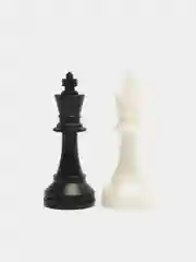 Фигуры шахматные обиходные, пластиковые