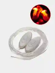 Оранжевый шнурки светящиеся, с LED-подсветкой, 75 см