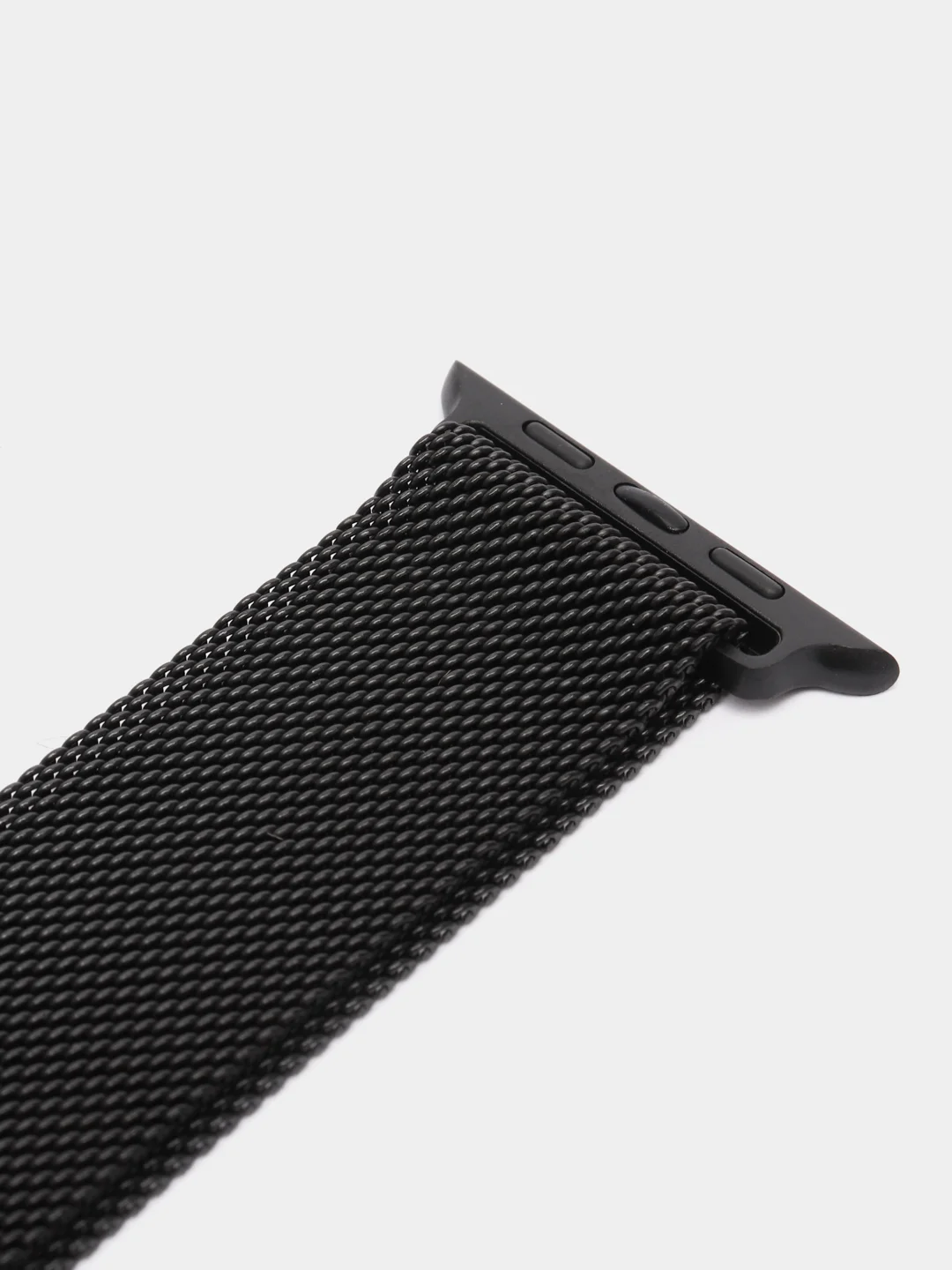 Черный ремешок для Apple Watch Миланская петля 42/44mm / Ремешок Apple Watch