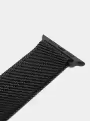 Черный ремешок для Apple Watch Миланская петля 42/44mm / Ремешок Apple Watch
