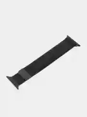 Черный ремешок для Apple Watch Миланская петля 42/44mm / Ремешок Apple Watch