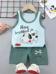 Ледяной комплект майка и шорты для мальчика, детский костюм спортивный летний Baby