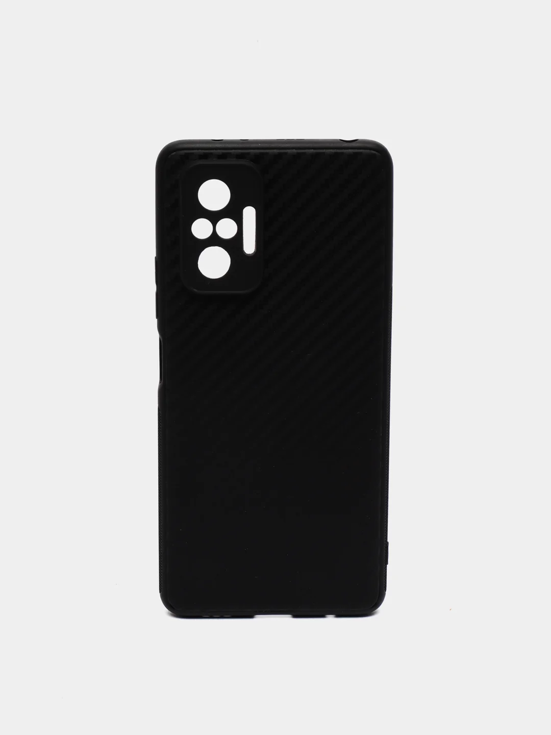 Чехол карбон с защитой камерой XIAOMI REDMI NOTE 10 PRO