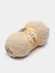 Бежевый пряжа плюшевая Alize Softy, микрополиэстер, 50 г, 115 м