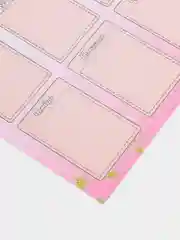 Розовый расписание уроков, А4