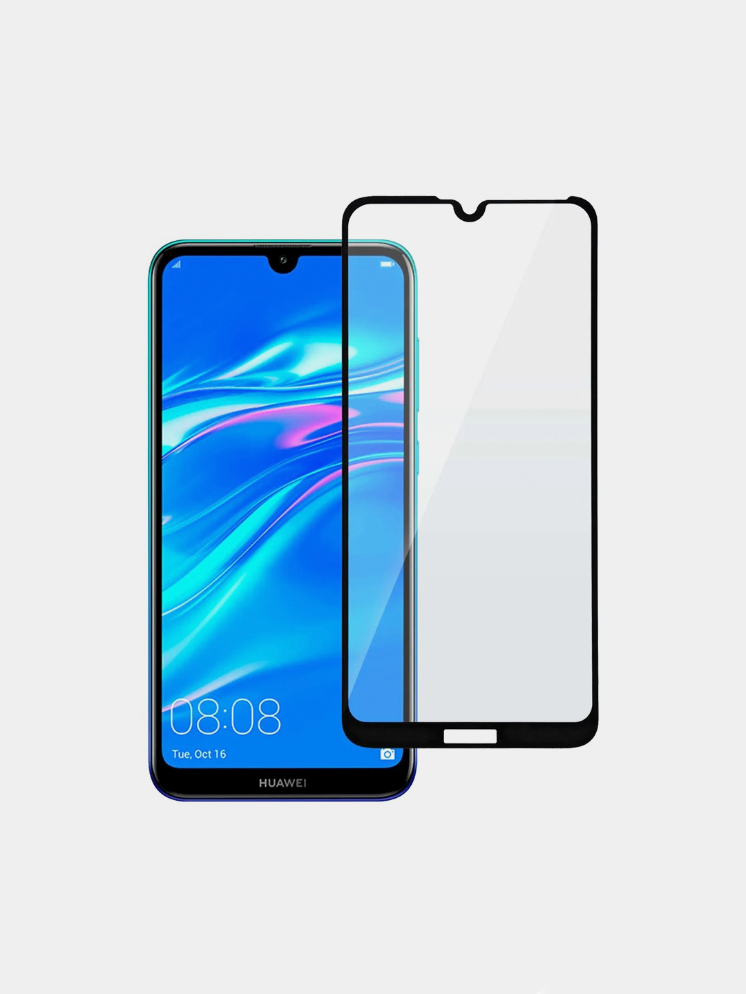 Защитное стекло для Huawei Y7 2019 купить по цене 99 ? в интернет-магазине  Магнит Маркет