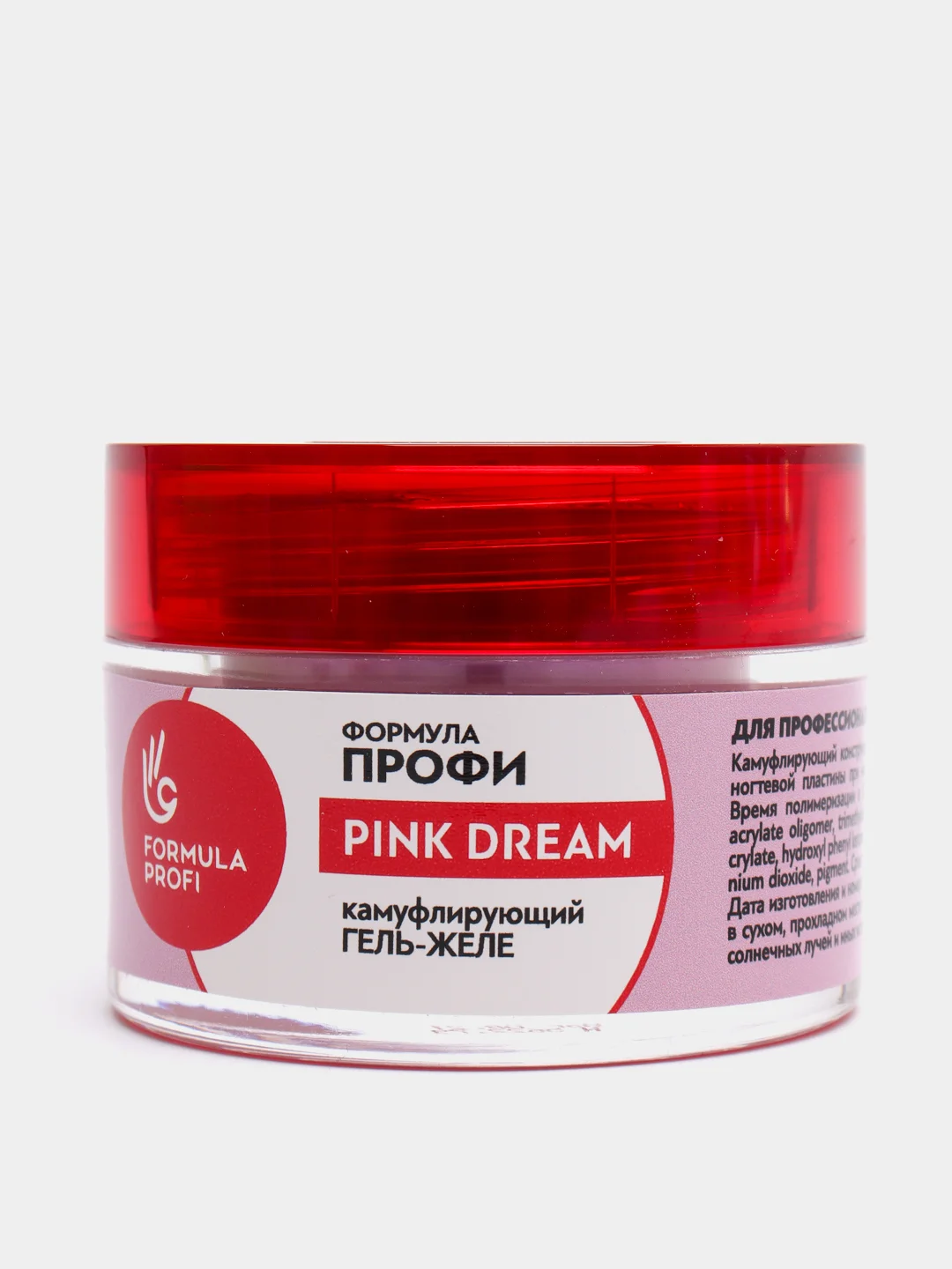 Formula Profi, Гель-желе для моделирования и наращивания ногтей  "Pink dream" 30 гр