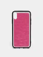 Розовый текстурный бриллиантовый чехол 3D Diamond для iPhone X