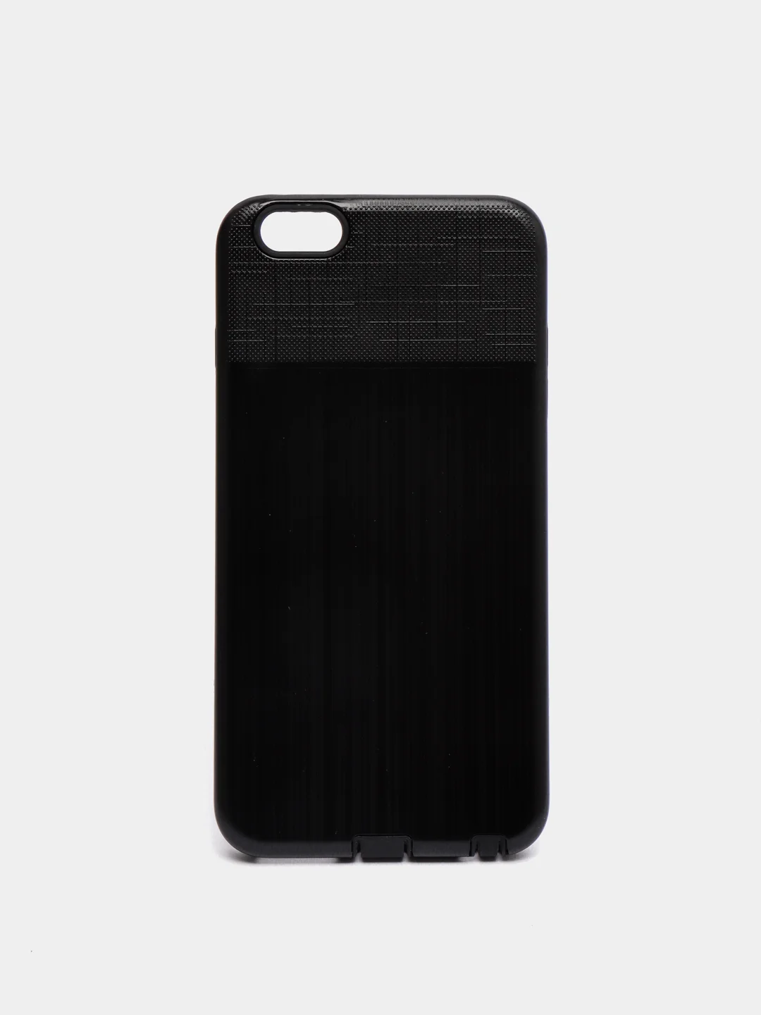 Черный чехол iPhone 7 / 8 / SE 2020, 7 Plus / 8 Plus, 6/6s, 6 Plus / 6s Plus силиконовый металлик