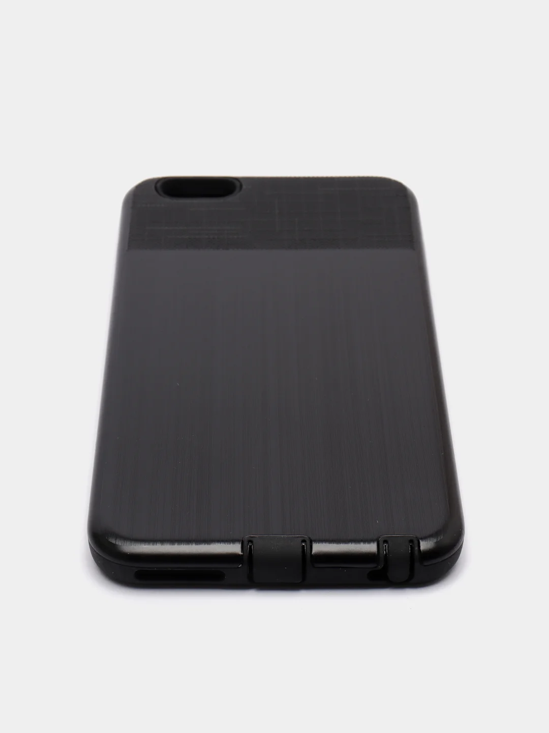 Черный чехол iPhone 7 / 8 / SE 2020, 7 Plus / 8 Plus, 6/6s, 6 Plus / 6s Plus силиконовый металлик