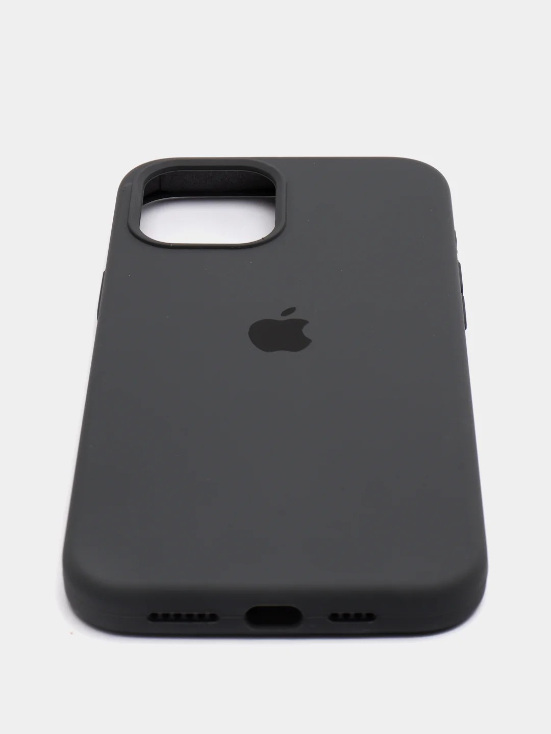 Угольный чехол силиконовый iPhone 6/6S, 7/8/SE 2020, Plus, X/XS, XR, 11, 12, Pro, Max