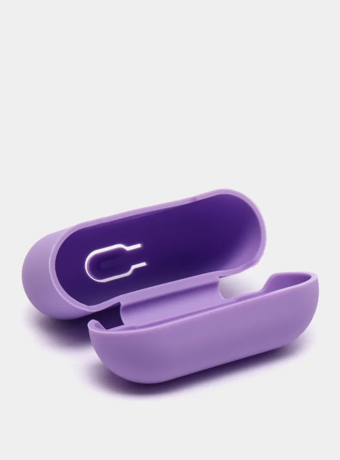 Фиолетовый чехол для наушников Apple AirPods Pro, силиконовый