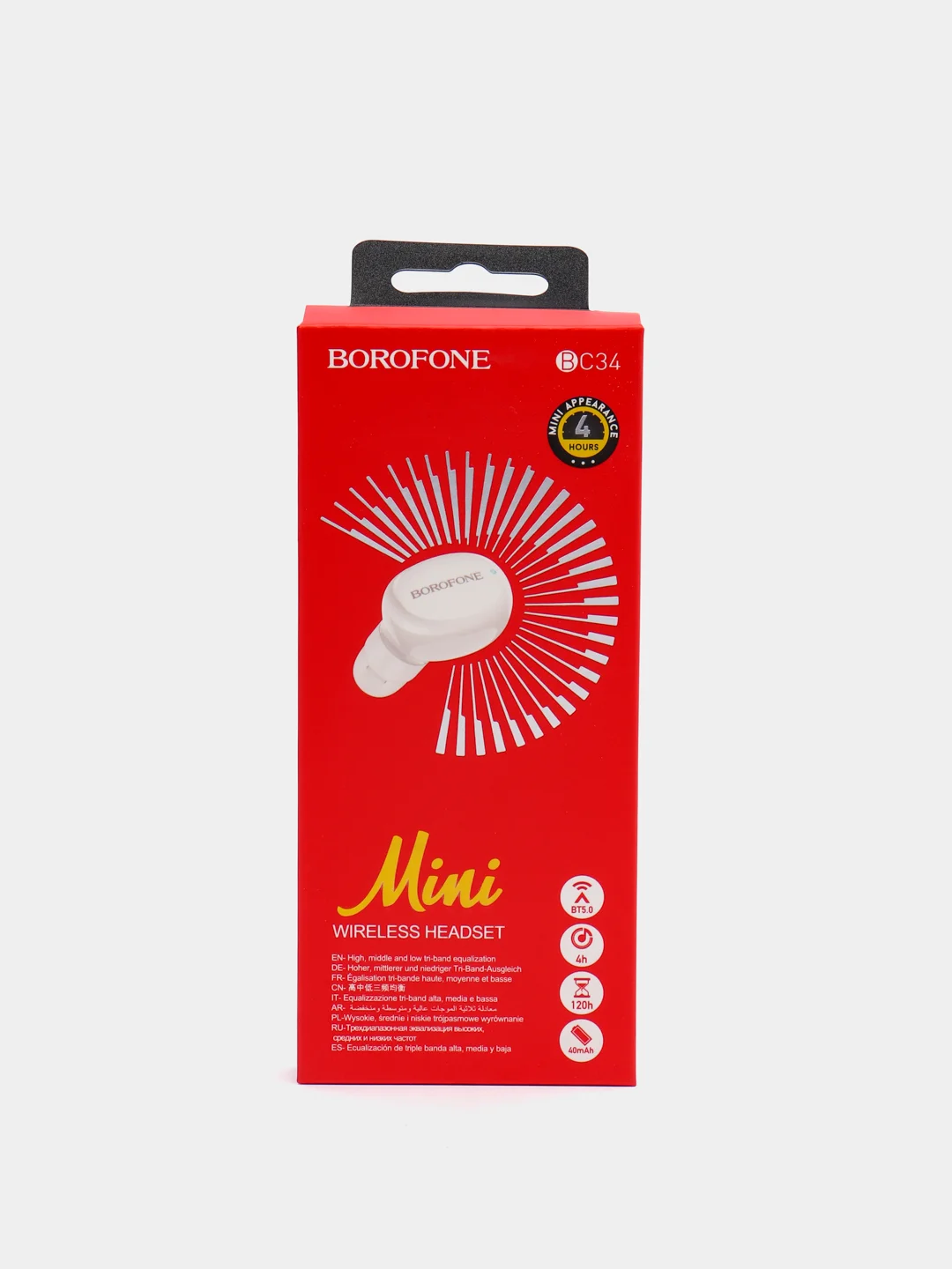 Белый беспроводная Bluetooth-гарнитура Borofone BC34