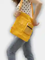 Желтый сумка через плечо, 5 цветов