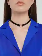 Фиолетовый чокер женский