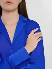 Кольцо из бисера "Сердце"