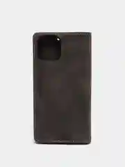 Тёмно-коричневый чехол для iPhone 11 с карманом для карт и подставкой