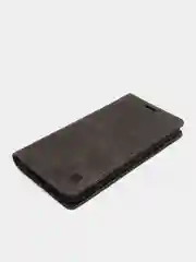 Тёмно-коричневый чехол для iPhone 11 с карманом для карт и подставкой