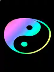 Yin Yang "Инь-Ян" - виниловая наклейка без фона на любую поверхность ин янь