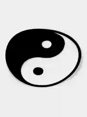 Yin Yang "Инь-Ян" - виниловая наклейка без фона на любую поверхность ин янь
